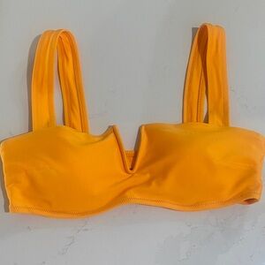 Aerie Bright Orange Bikini Top